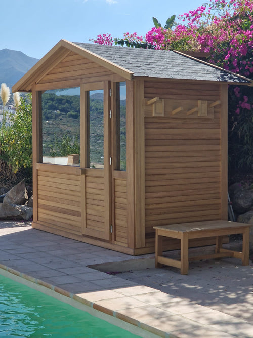 Sauna exterior a medida